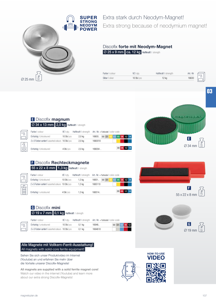 Holtz Magnetoplan Hauptkatalog NR.: 20102 - Pagina 109