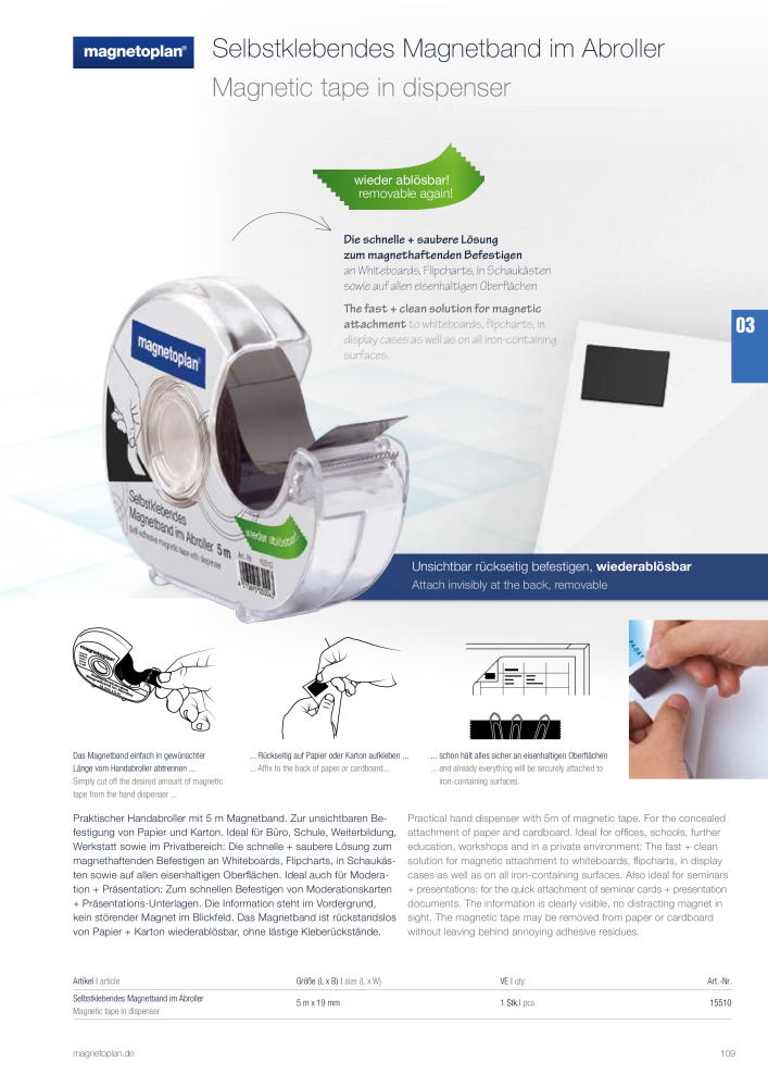 Holtz Magnetoplan Hauptkatalog NR.: 20102 - Pagina 111