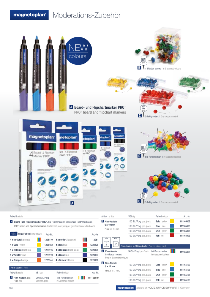 Holtz Magnetoplan Hauptkatalog NR.: 20102 - Pagina 160