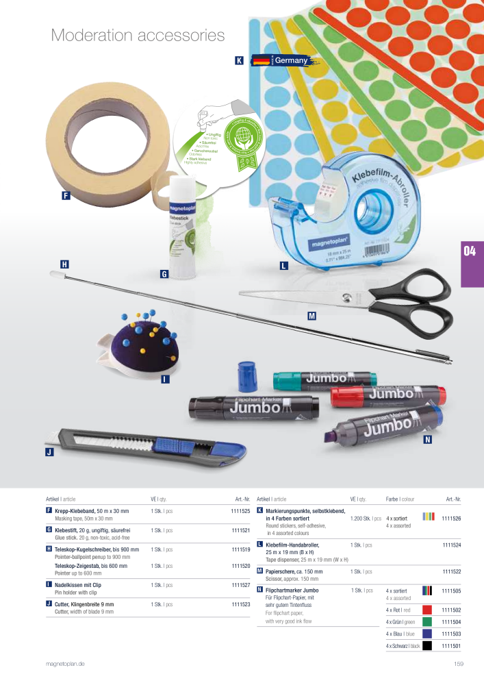 Holtz Magnetoplan Hauptkatalog NR.: 20102 - Pagina 161