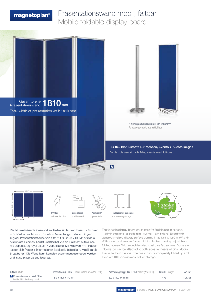 Holtz Magnetoplan Hauptkatalog NR.: 20102 - Pagina 188