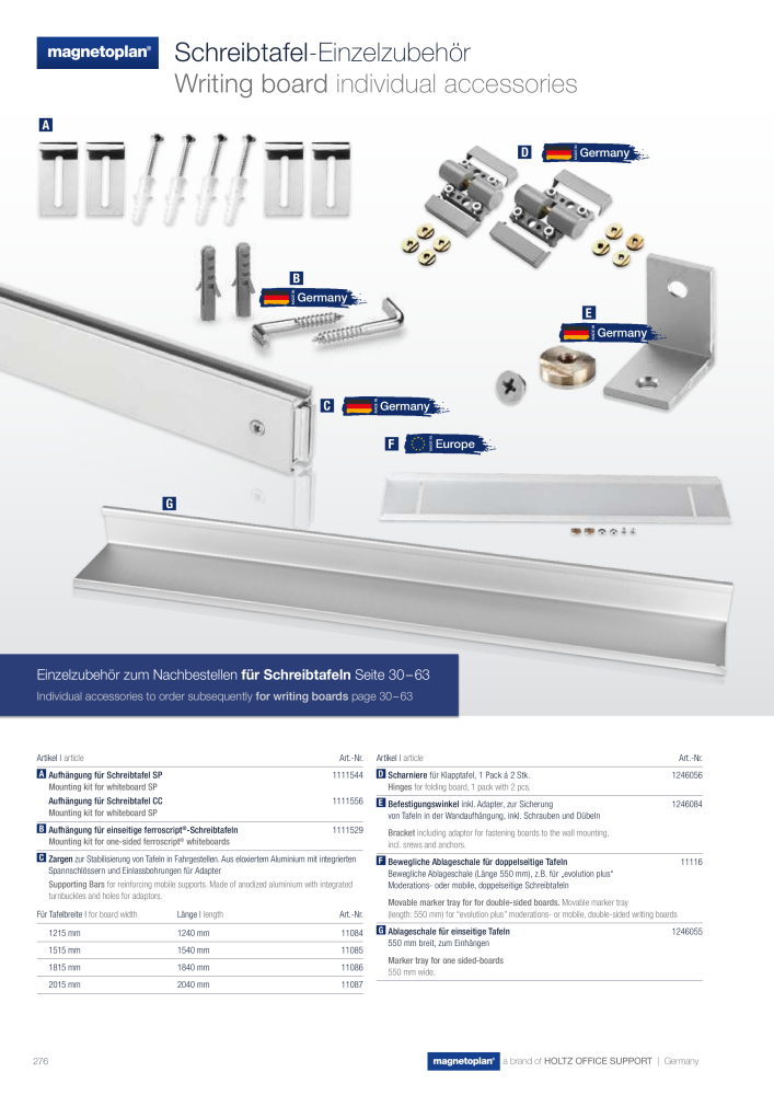 Holtz Magnetoplan Hauptkatalog NR.: 20102 - Seite 278