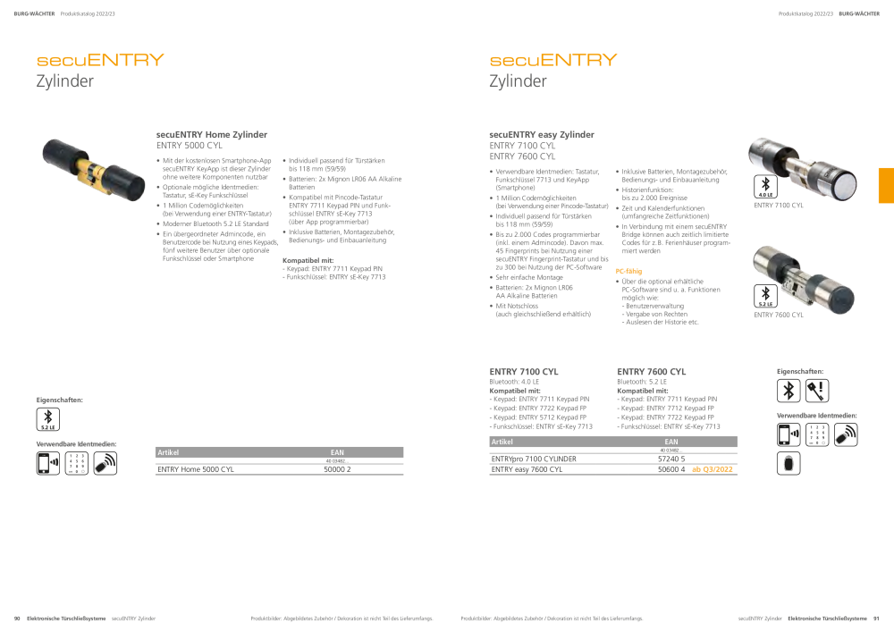 BURG-WÄCHTER Hauptkatalog NR.: 20105 - Seite 47