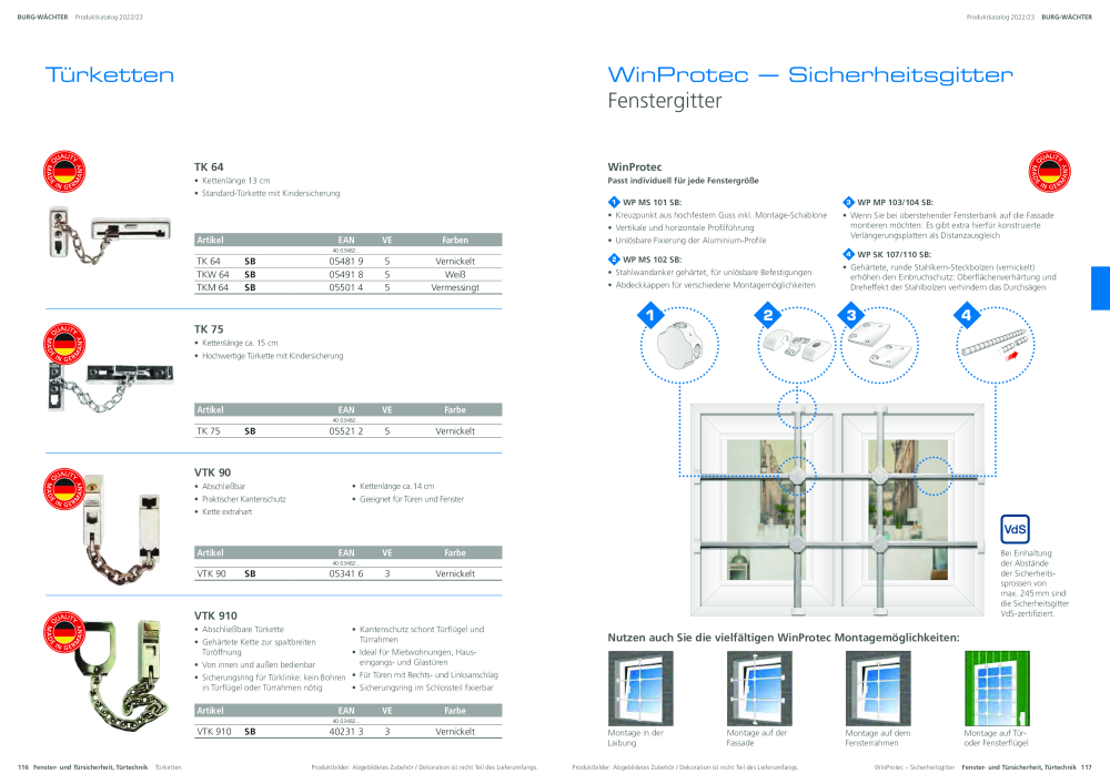 BURG-WÄCHTER Hauptkatalog NR.: 20105 - Seite 60
