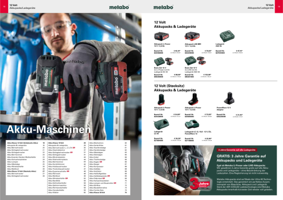 Metabo Ladegerät ASC 55, 12-36 V, AIR COOLED, EU (627044000)