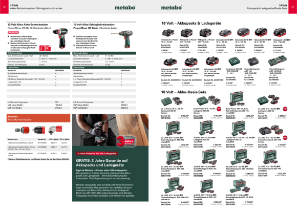 Metabo LiHD Akkupack 18 V - 4,0 Ah (625367000)