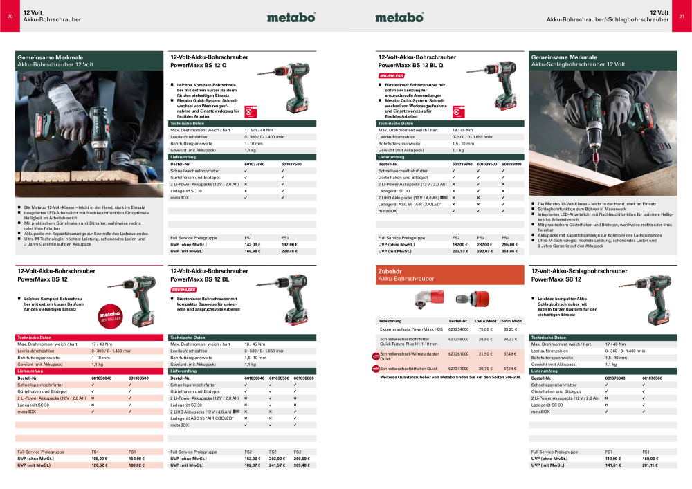 Metabo - Sortimentsübersicht NO.: 20111 - Page 11