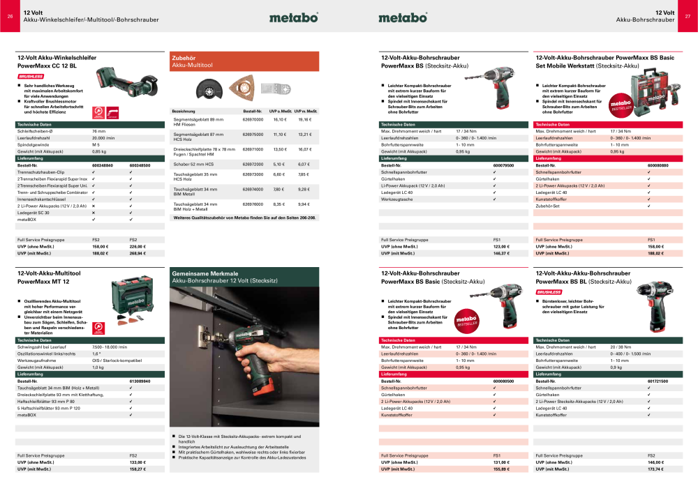 Metabo - Sortimentsübersicht n.: 20111 - Pagina 14