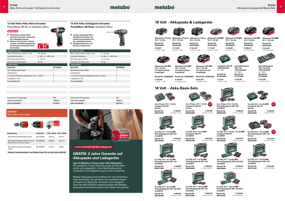 Metabo - Sortimentsübersicht n.: 20111 - Pagina 15