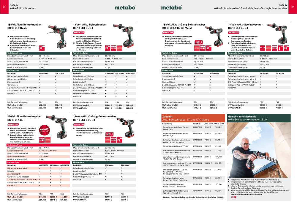 Metabo - Sortimentsübersicht NR.: 20111 - Pagina 19