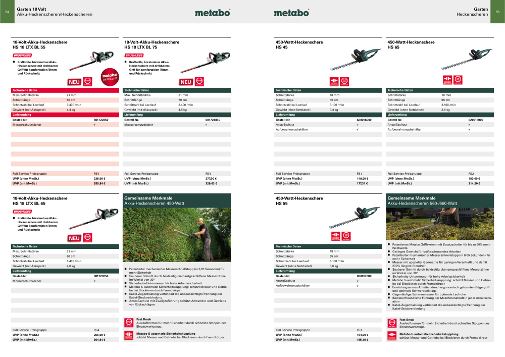 Metabo - Sortimentsübersicht NR.: 20111 - Seite 43