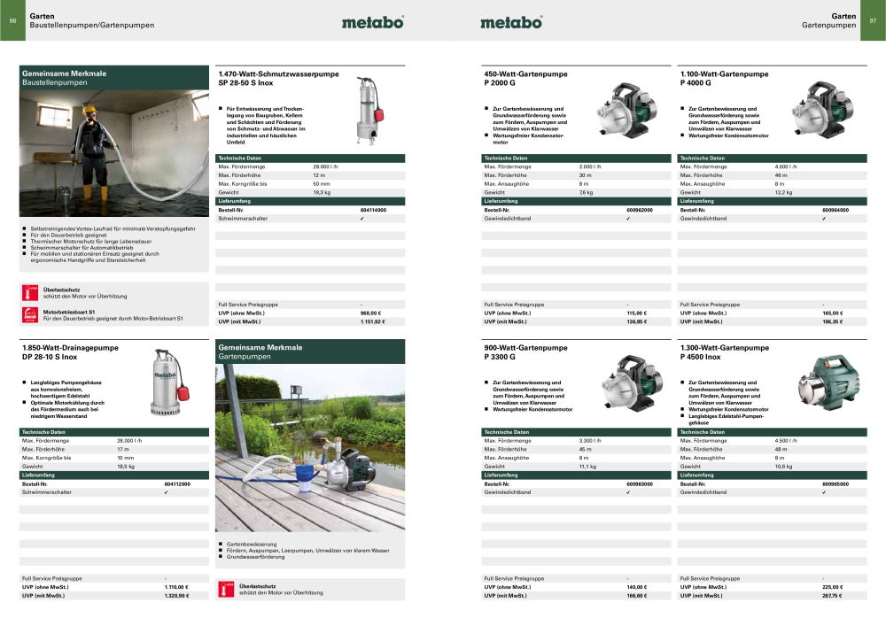 Metabo - Sortimentsübersicht Nb. : 20111 - Page 49