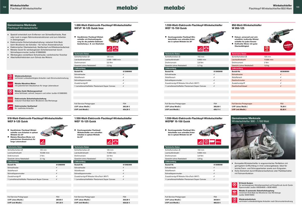 Metabo - Sortimentsübersicht NR.: 20111 - Seite 55