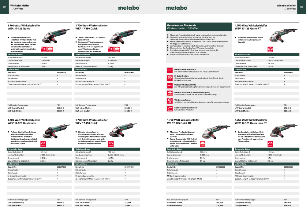 Metabo - Sortimentsübersicht Nº: 20111 - Página 59