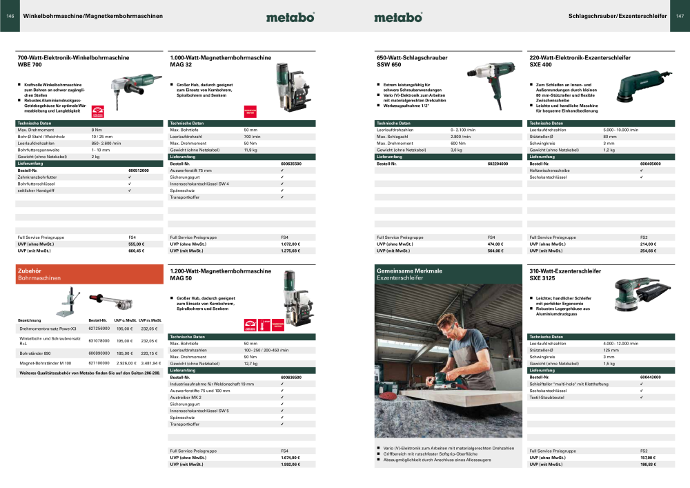 Metabo - Sortimentsübersicht NR.: 20111 - Seite 74