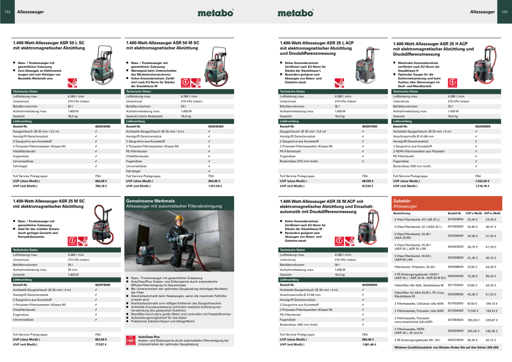 Metabo - Sortimentsübersicht NO.: 20111 - Page 87