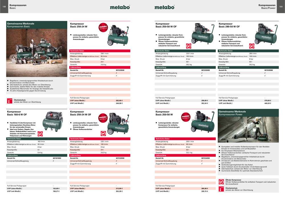 Metabo - Sortimentsübersicht Nb. : 20111 - Page 95