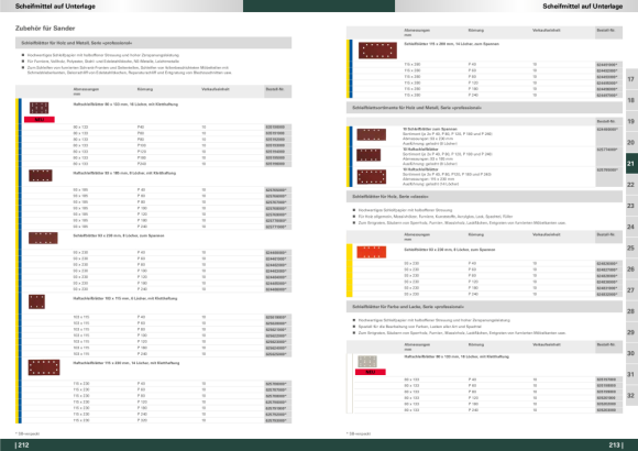 Metabo 10 Schleifblätter 93x230 mm, P 180, Holz+Metall, Extra-Qualität, gelocht, zum Spannen, für Sander (624485000)