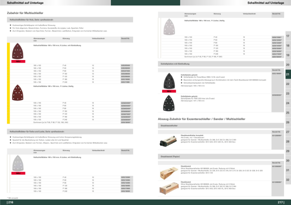 Metabo 10 Haftschleifblätter 100x150 mm, P 40, Serie professional, für Farbe, Lacke, Spachtel, zweiteilig,perforiert,Multischleifer (625611000)