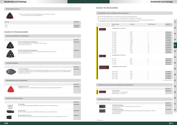 Metabo Gelochte Dreieckschleifer-Schleifplatte mit Kletthaftung für DSE 300/ DSE 300 Intec (624992000)