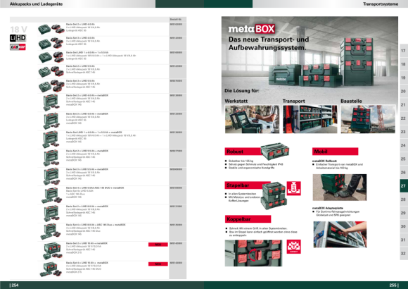 Metabo Basis-Set 3 x LiHD 5.5 Ah (685074000)