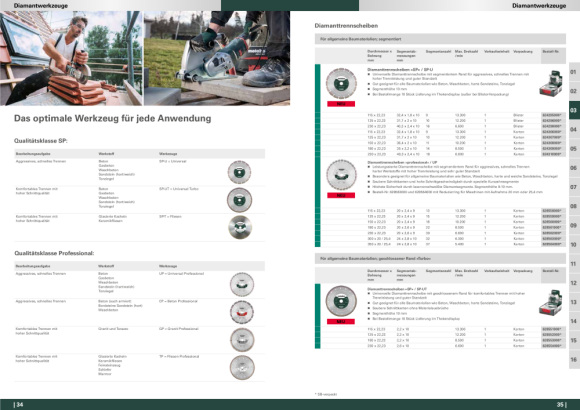 Metabo Diamanttrennscheibe 115x22,23mm, GP, Granit professional (628575000)