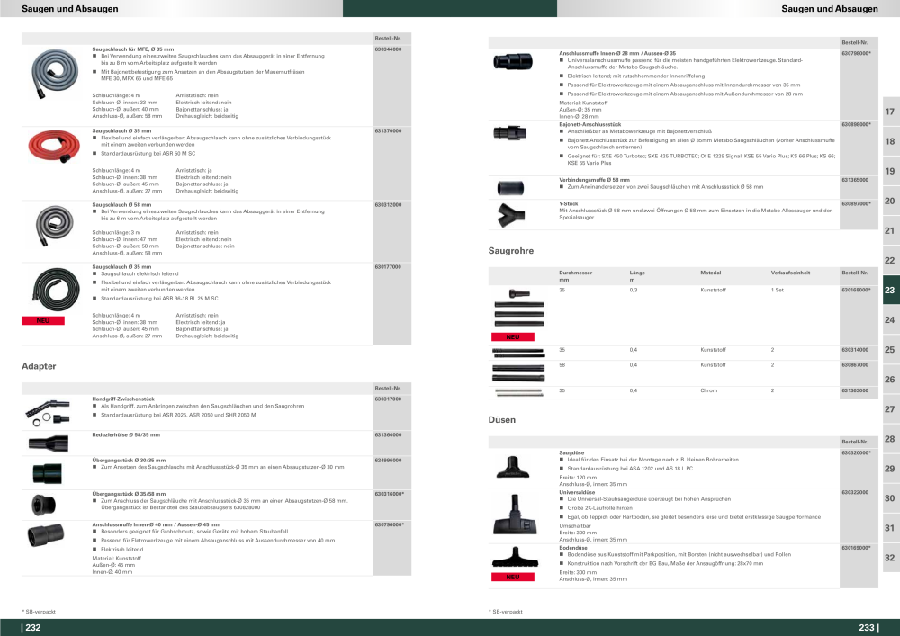 Metabo - Zubehör n.: 20112 - Pagina 117