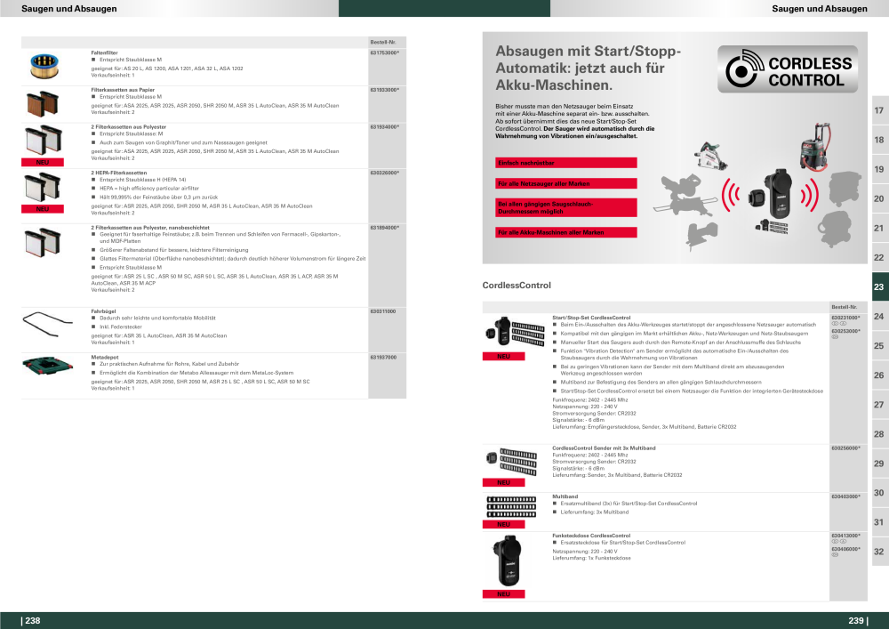 Metabo - Zubehör n.: 20112 - Pagina 120