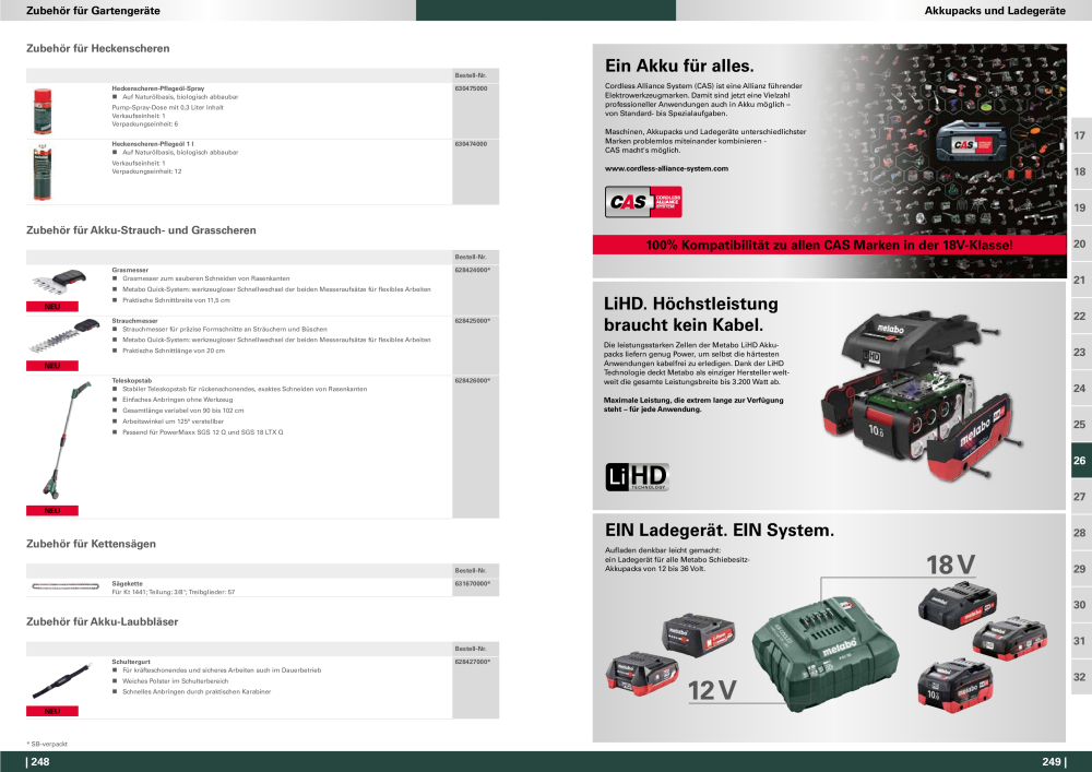 Metabo - Zubehör n.: 20112 - Pagina 125