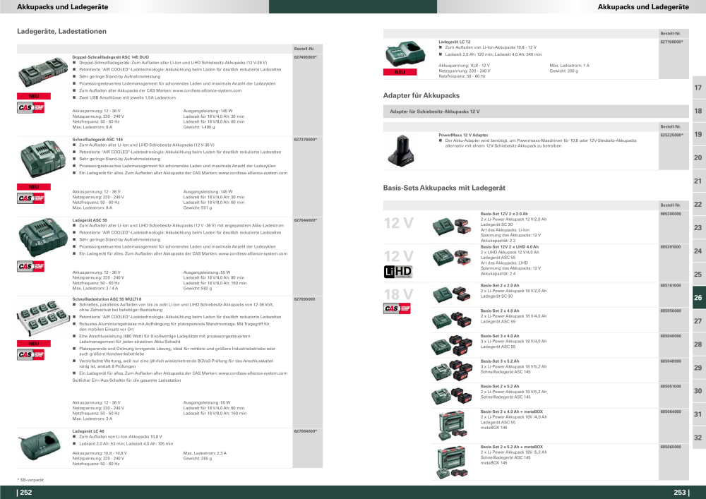 Metabo - Zubehör NR.: 20112 - Pagina 127