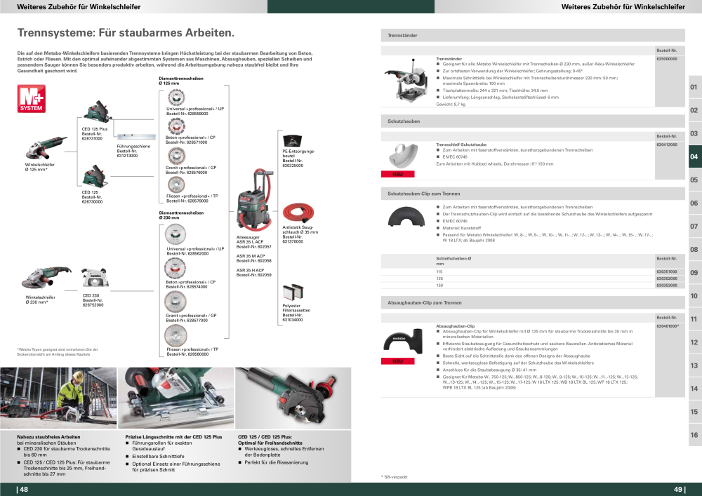 Metabo - Zubehör NR.: 20112 - Pagina 25