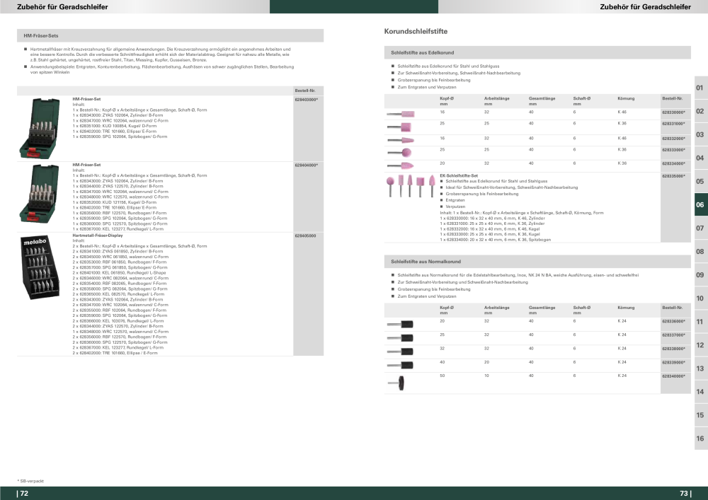 Metabo - Zubehör NO.: 20112 - Page 37