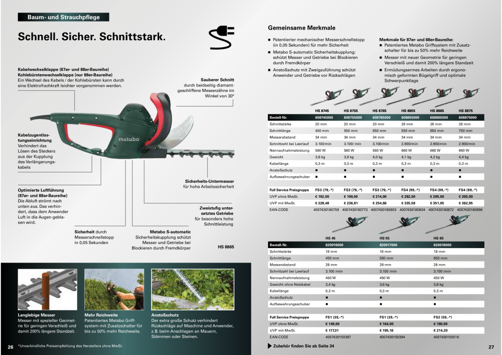 Metabo - Outdoor NR.: 20113 - Pagina 14