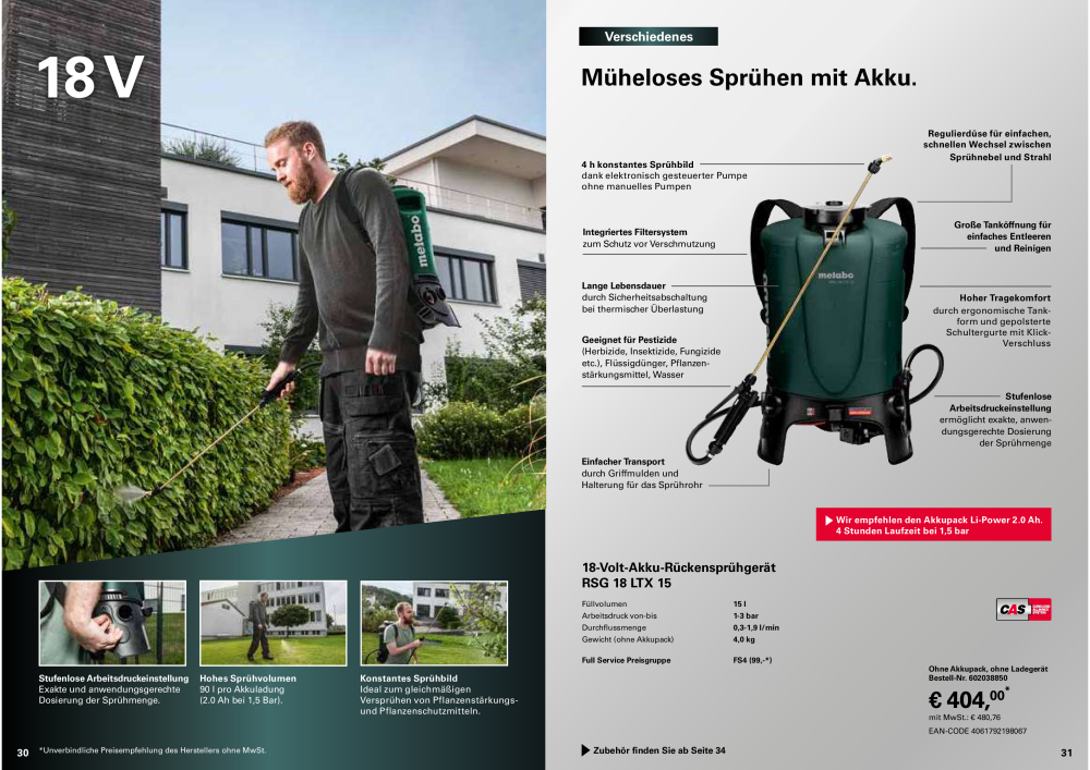 Metabo - Outdoor NR.: 20113 - Pagina 16