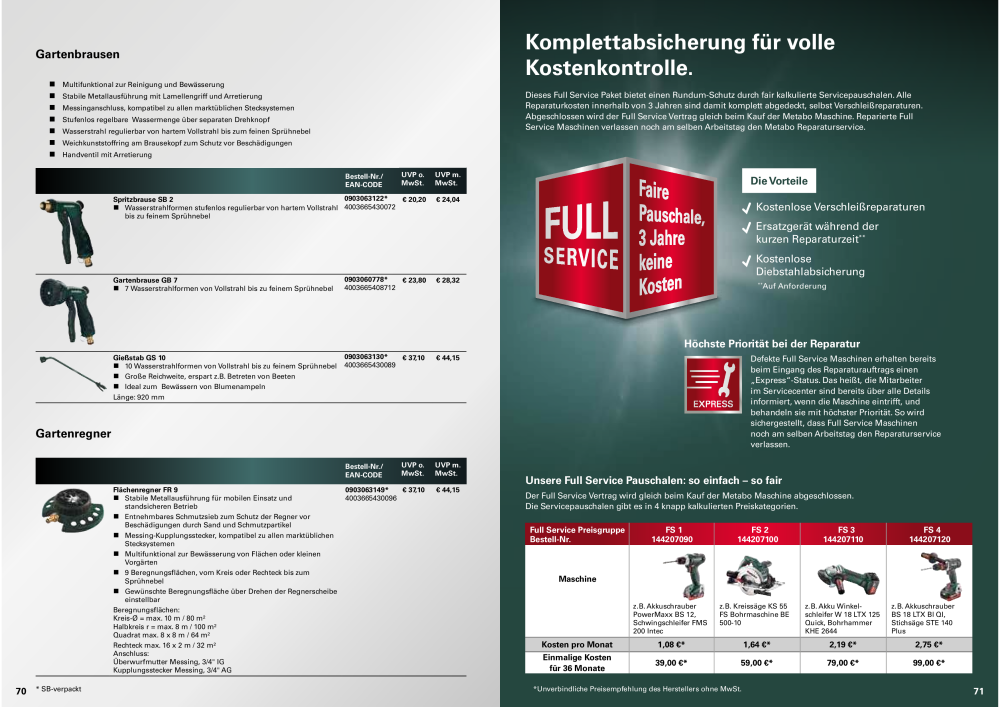 Metabo - Outdoor NR.: 20113 - Seite 36