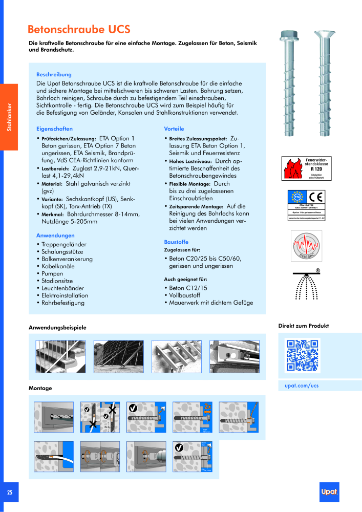 Upat-Befestigungstechnik - Hauptkatalog NR.: 20114 - Seite 26