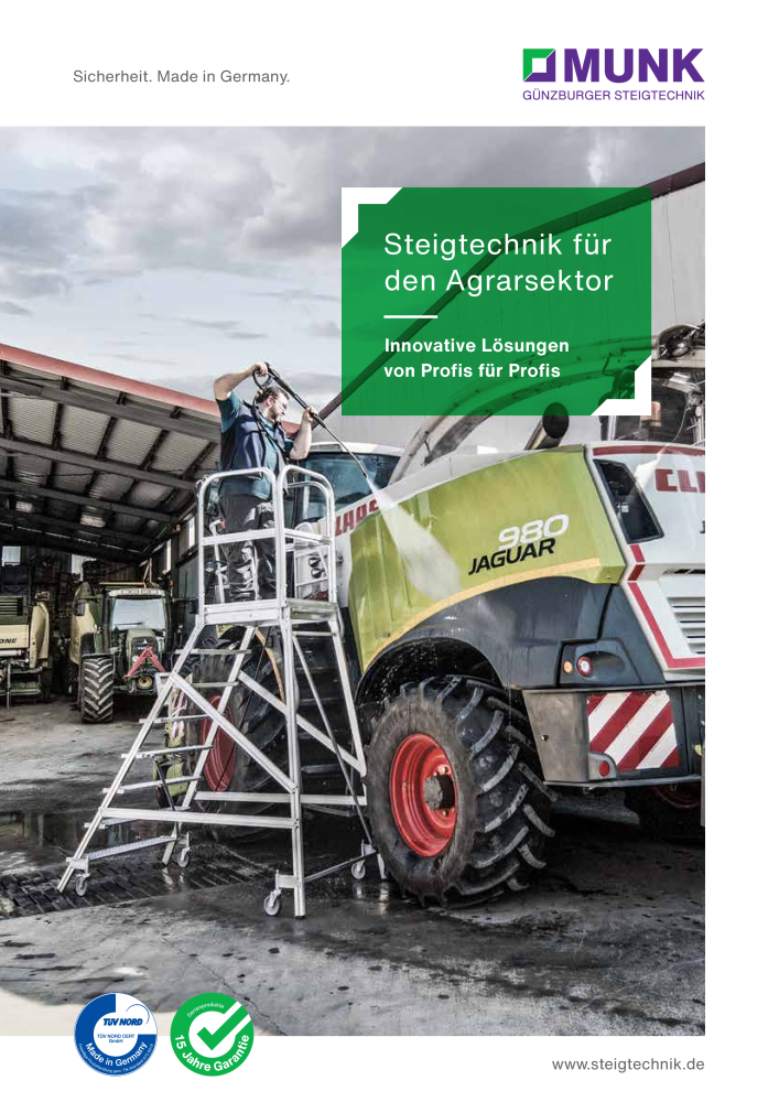 MUNK - Steigtechnik für den Agrarsektor NR.: 20120