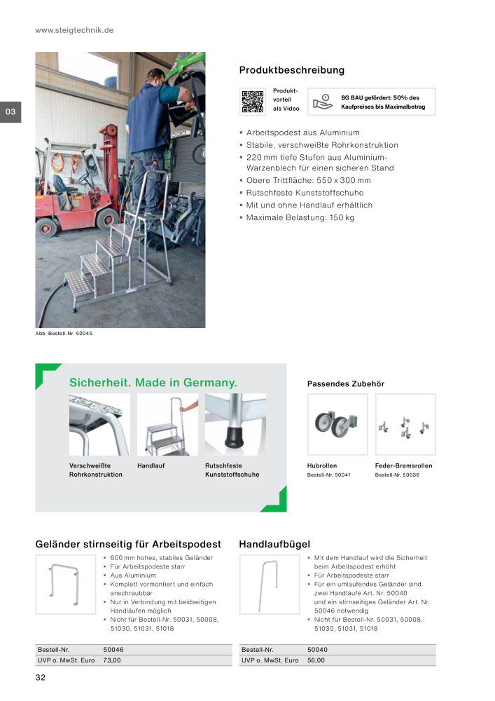 MUNK - Steigtechnik für den Agrarsektor NR.: 20120 - Seite 32