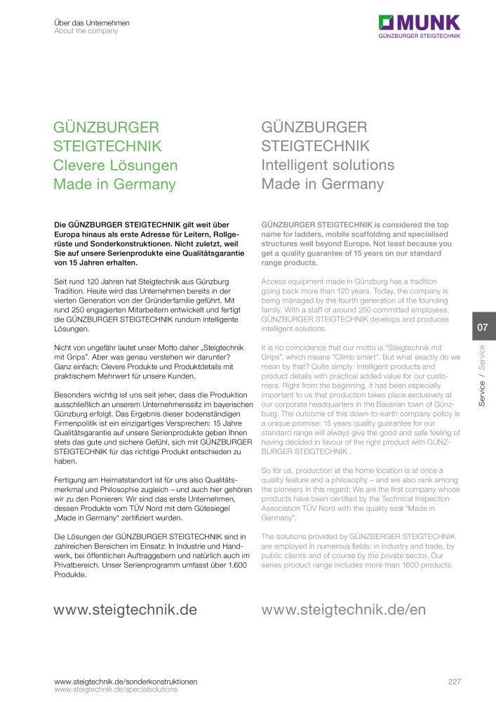 MUNK - Sonderkonstruktionen NR.: 20128 - Strona 227