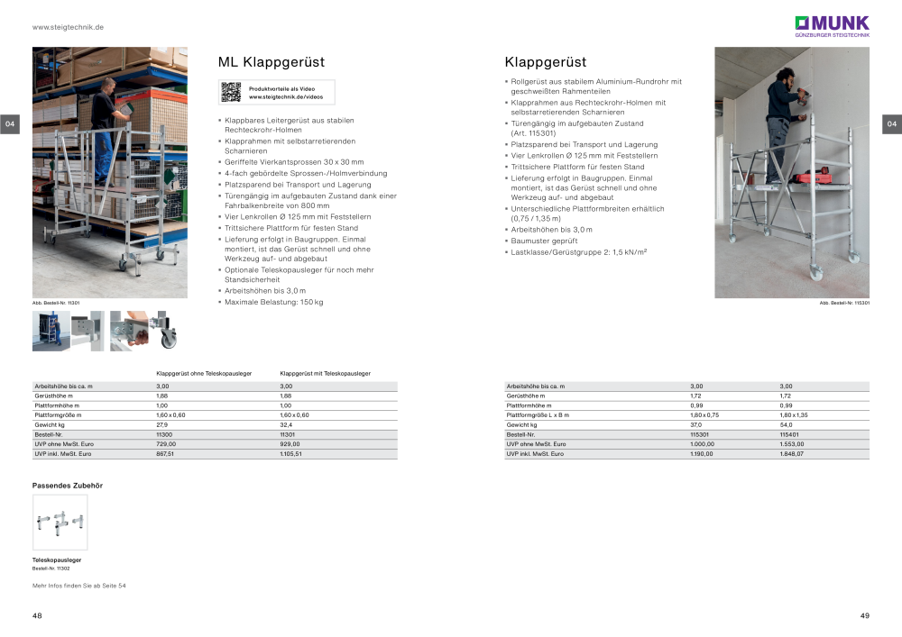 MUNK - Steigtechnik für Profis NR.: 20129 - Seite 25