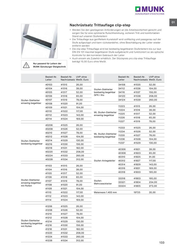 MUNK - Steigtechnik- Ratgeber NO.: 20130 - Page 133
