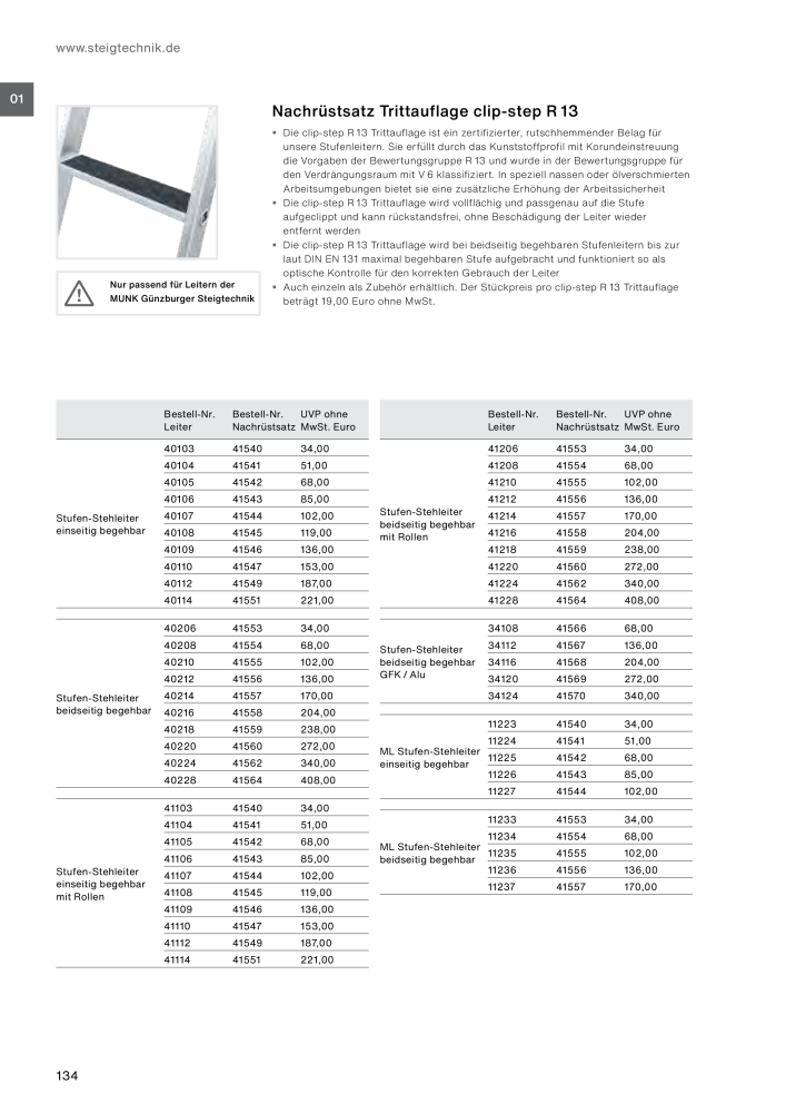 MUNK - Steigtechnik- Ratgeber Nb. : 20130 - Page 134