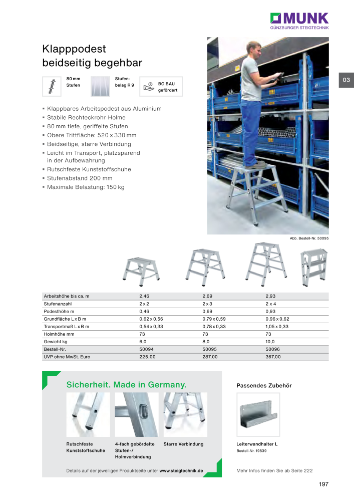 MUNK - Steigtechnik- Ratgeber NO.: 20130 - Page 197