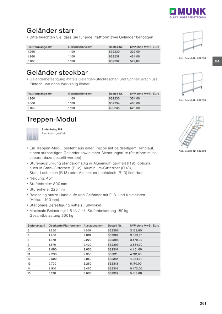 MUNK - Steigtechnik- Ratgeber NO.: 20130 - Page 261