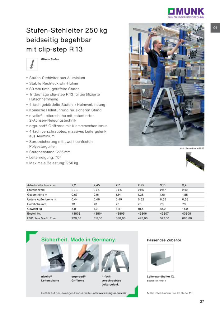 MUNK - Steigtechnik- Ratgeber NO.: 20130 - Page 27