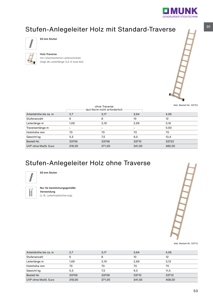 MUNK - Steigtechnik- Ratgeber NO.: 20130 - Page 53