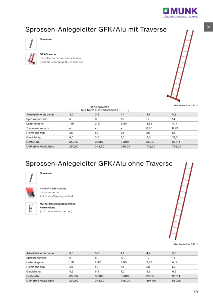 MUNK - Steigtechnik- Ratgeber NO.: 20130 - Page 59