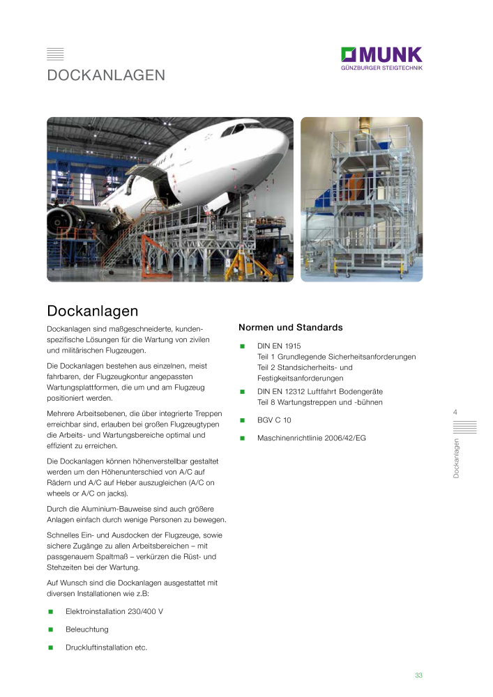 MUNK - Steigtechniklösungen für die Luftfahrt NR.: 20131 - Seite 33