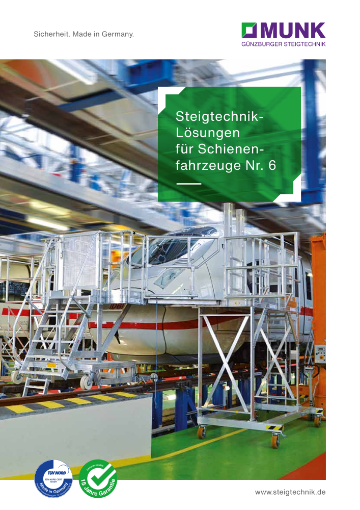 MUNK - Steigtechnik- Lösungen für Schienenfahrzeuge NR.: 20132