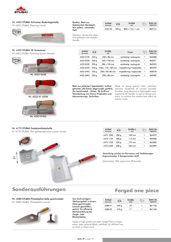 STUBAI - Baukatalog NO.: 20134 - Page 39